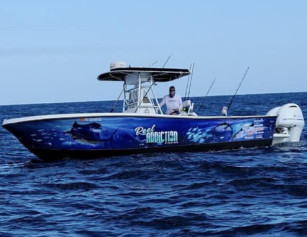 Reel Addiction Charter Service - Side View