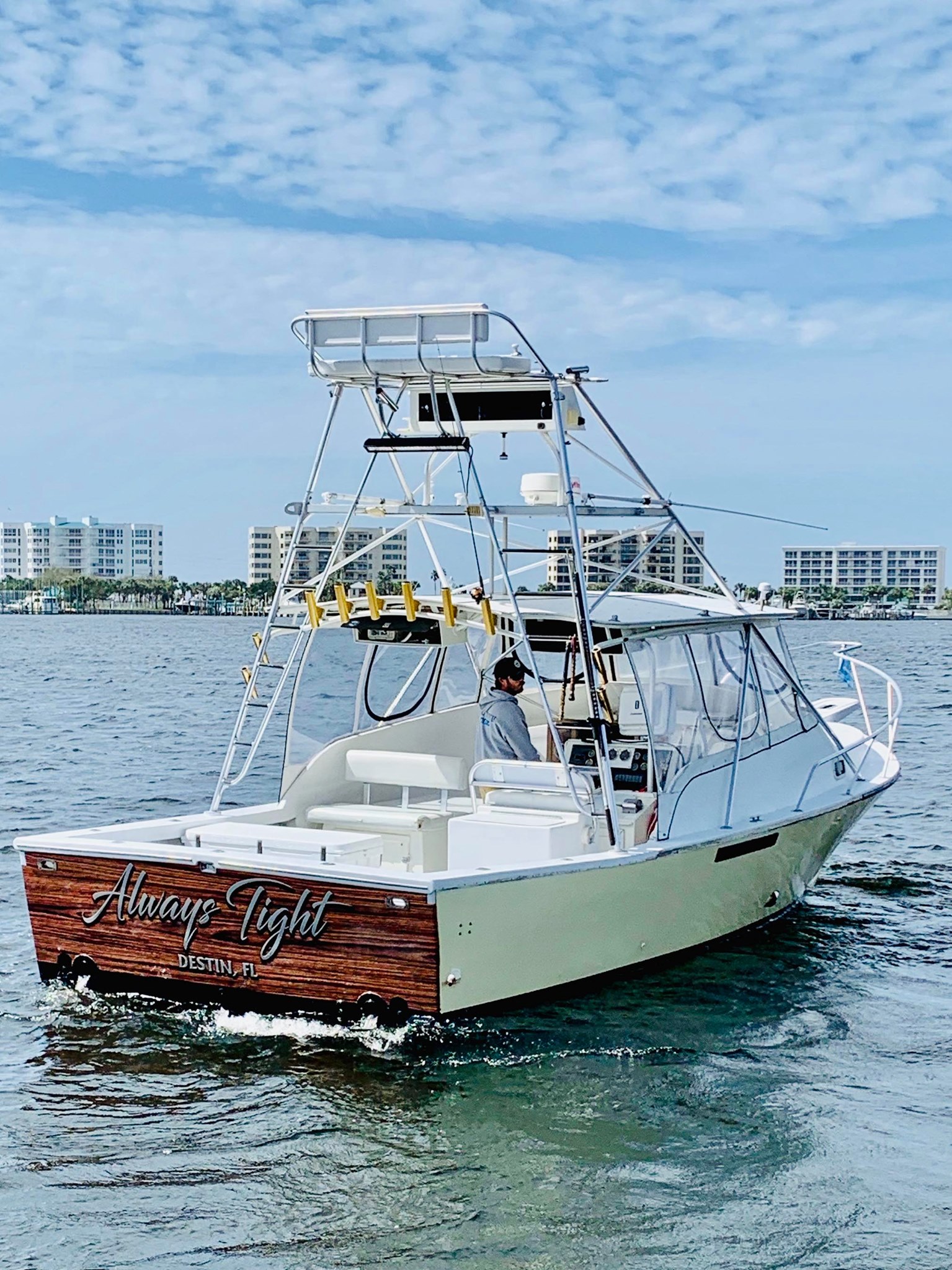 Always Tight Fishing Charter - Front View