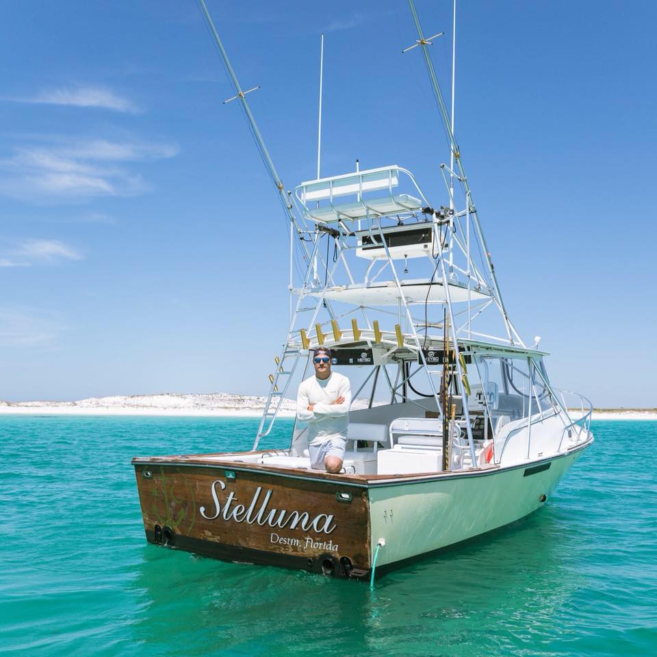 Charter Boat Stelluna - Side View
