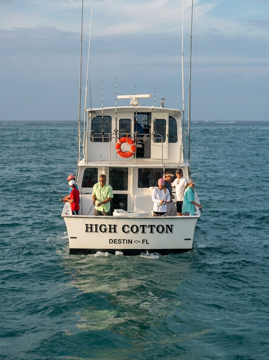 High Cotton Charters - Back View