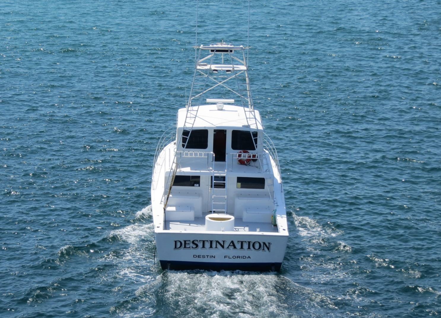 Charter Boat Destination - Back View