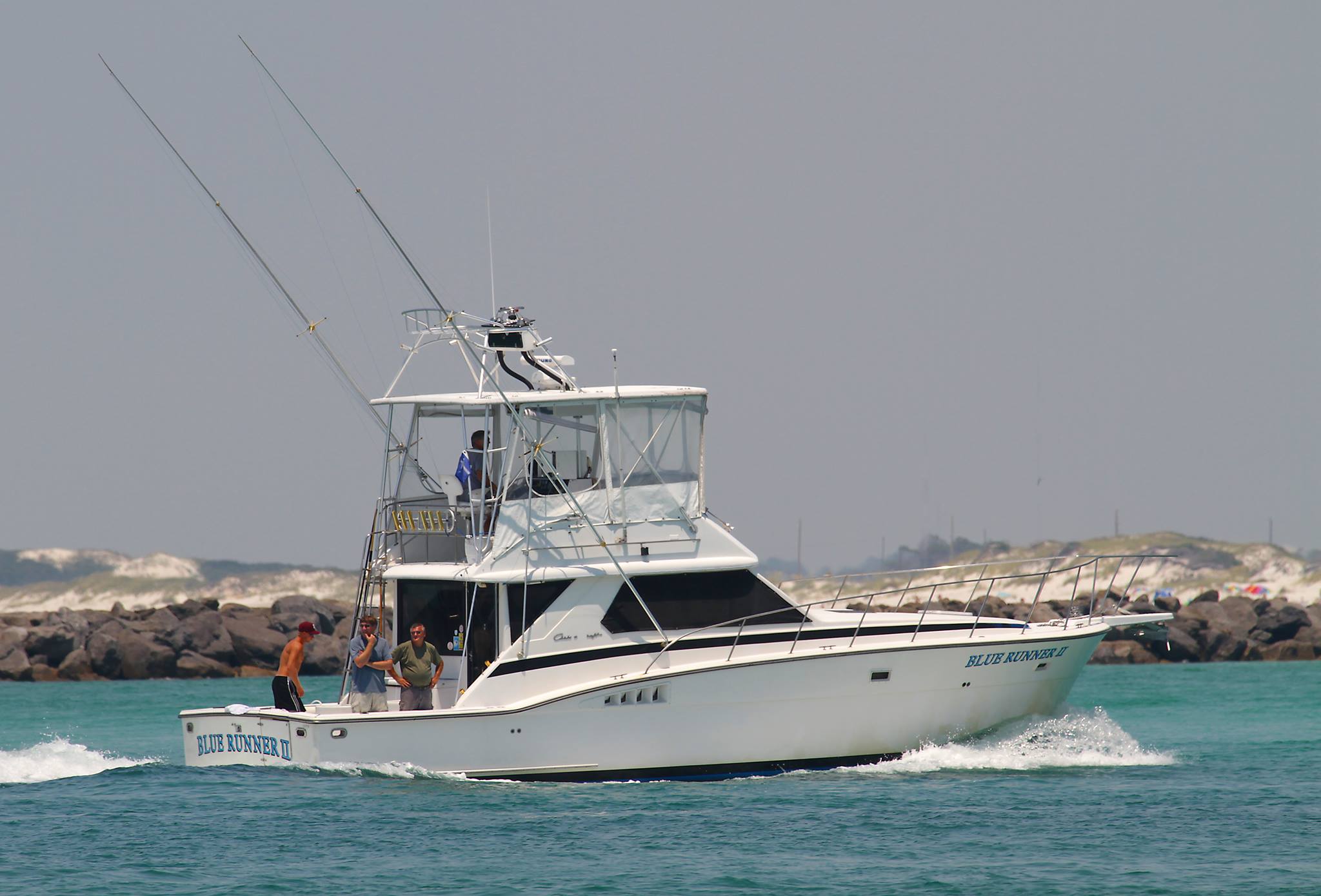 Blue Runner II Fishing Charter - Side View