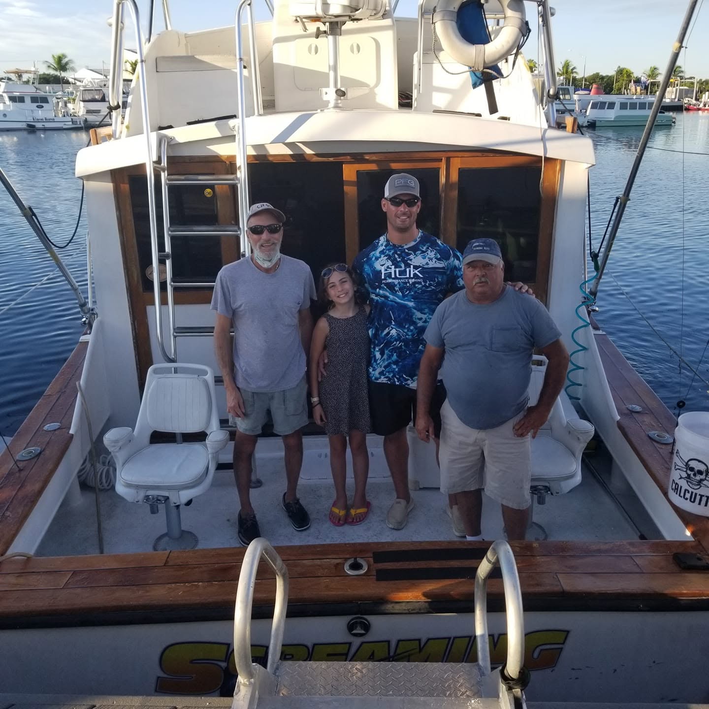 ScreamingLines Sport Fishing - 36’ - Back View