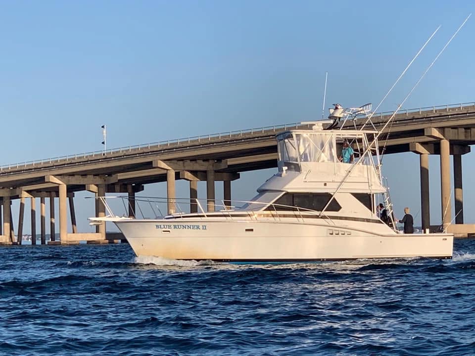 Blue Runner II Fishing Charter - Front View
