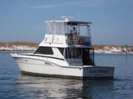 Blue Runner II Fishing Charter - Back View