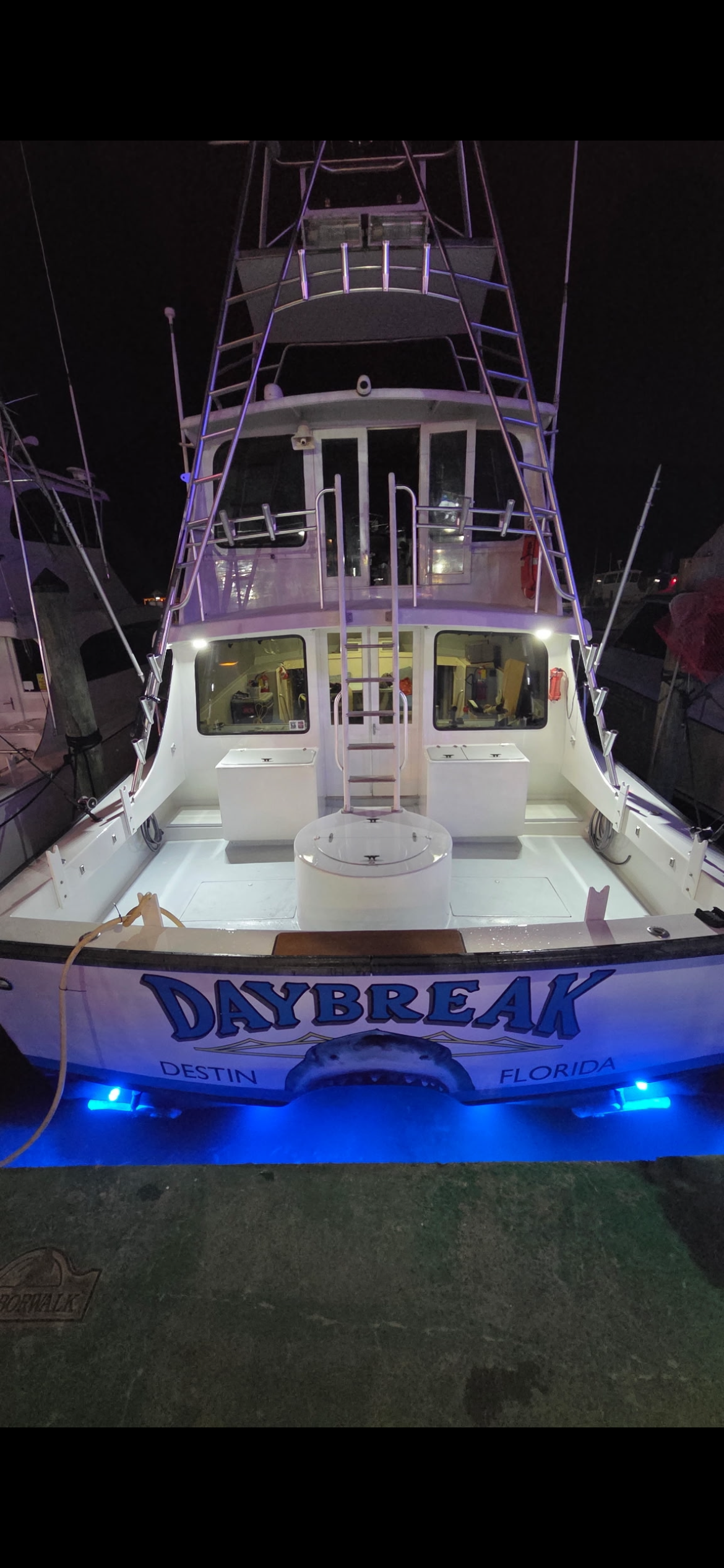 Charter Boat Daybreak - Back View